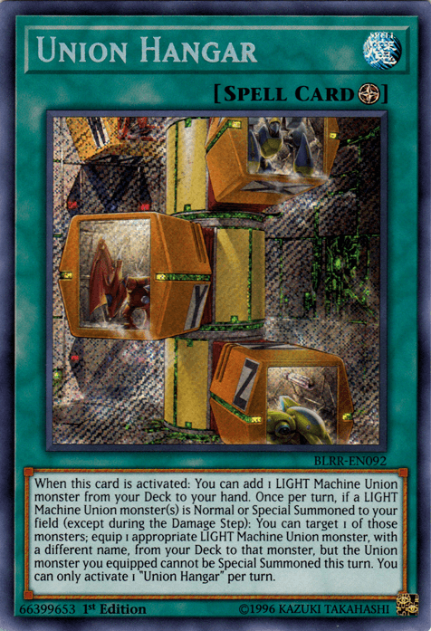 Union Hangar [BLRR-EN092] Secret Rare - Doe's Cards