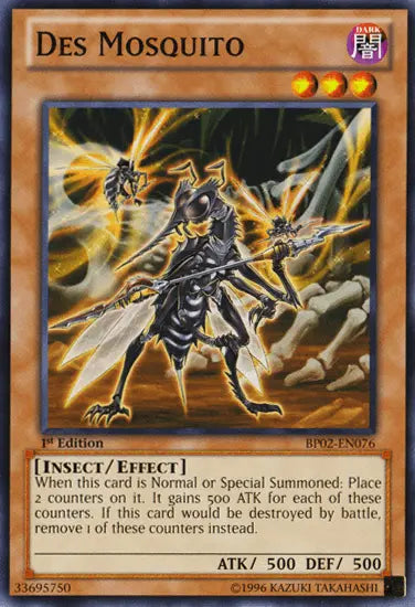 Des Mosquito [BP02-EN076] Mosaic Rare - Doe's Cards