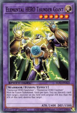 Elemental HERO Thunder Giant [SGX1-ENA22] Common - Doe's Cards