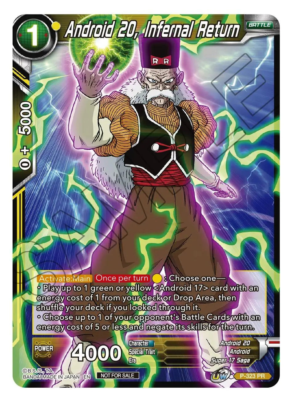 Android 20, Infernal Return (P-323) [Tournament Promotion Cards] - Doe's Cards