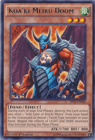 Koa'ki Meiru Doom [BP03-EN058] Rare - Doe's Cards