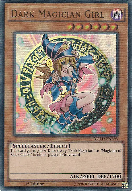 Dark Magician Girl [YGLD-ENB03] Ultra Rare - Doe's Cards