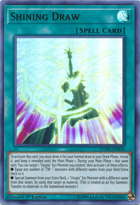 Shining Draw [DUPO-EN010] Ultra Rare - Doe's Cards