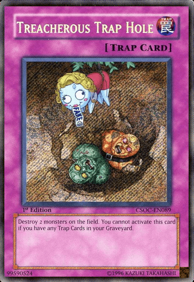 Treacherous Trap Hole [CSOC-EN089] Secret Rare - Doe's Cards