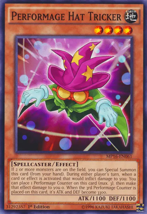 Performage Hat Tricker [MP16-EN061] Common - Doe's Cards