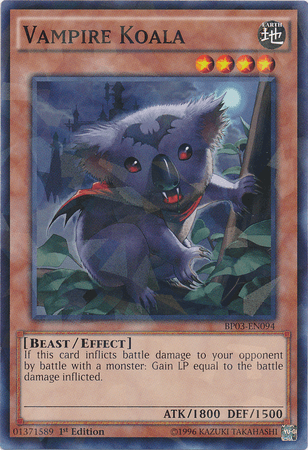 Vampire Koala [BP03-EN094] Shatterfoil Rare - Doe's Cards