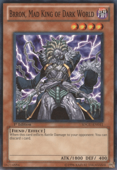 Brron, Mad King of Dark World [SDGU-EN011] Common - Doe's Cards