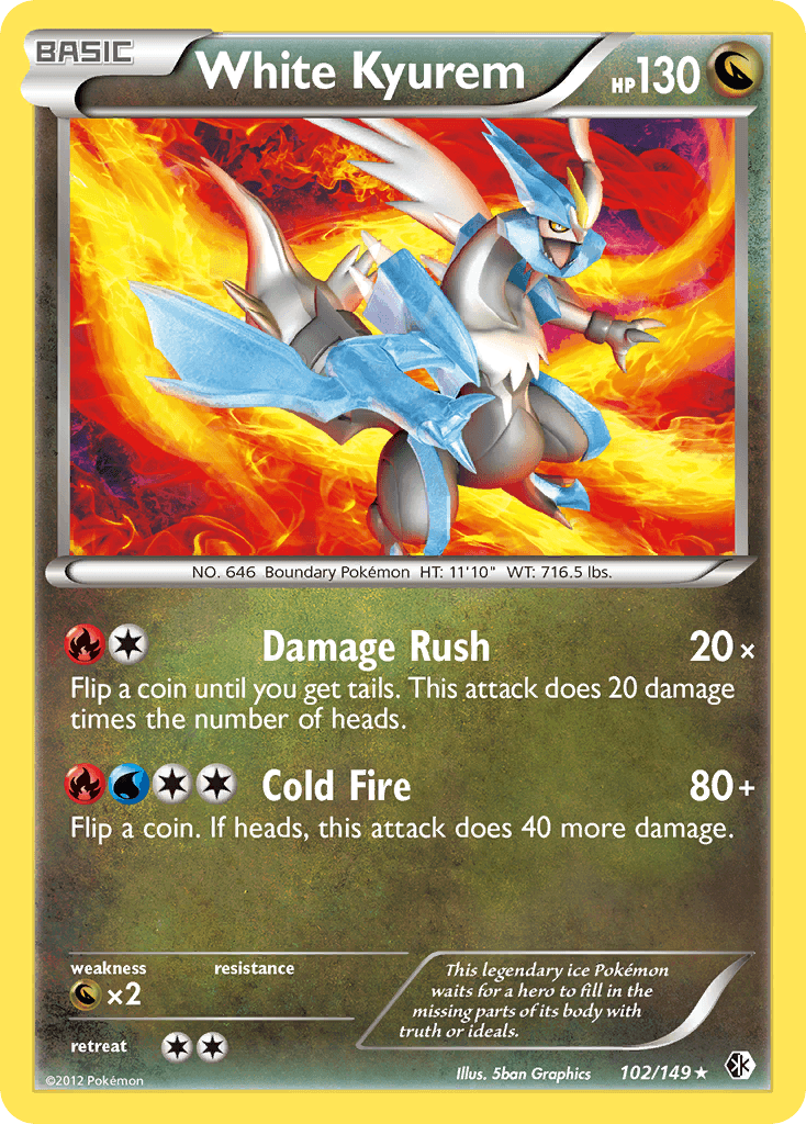 White Kyurem (102/149) [Black & White: Boundaries Crossed] - Doe's Cards