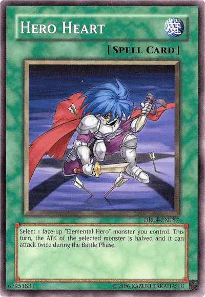 Hero Heart [DR04-EN157] Common - Doe's Cards