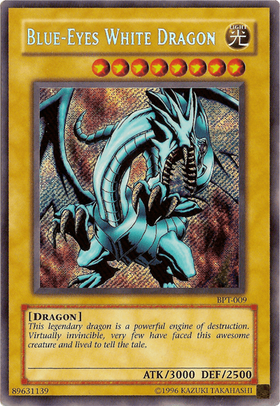 Blue-Eyes White Dragon [BPT-009] Secret Rare - Doe's Cards