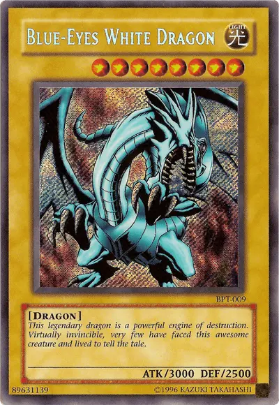Blue-Eyes White Dragon [BPT-009] Secret Rare - Doe's Cards