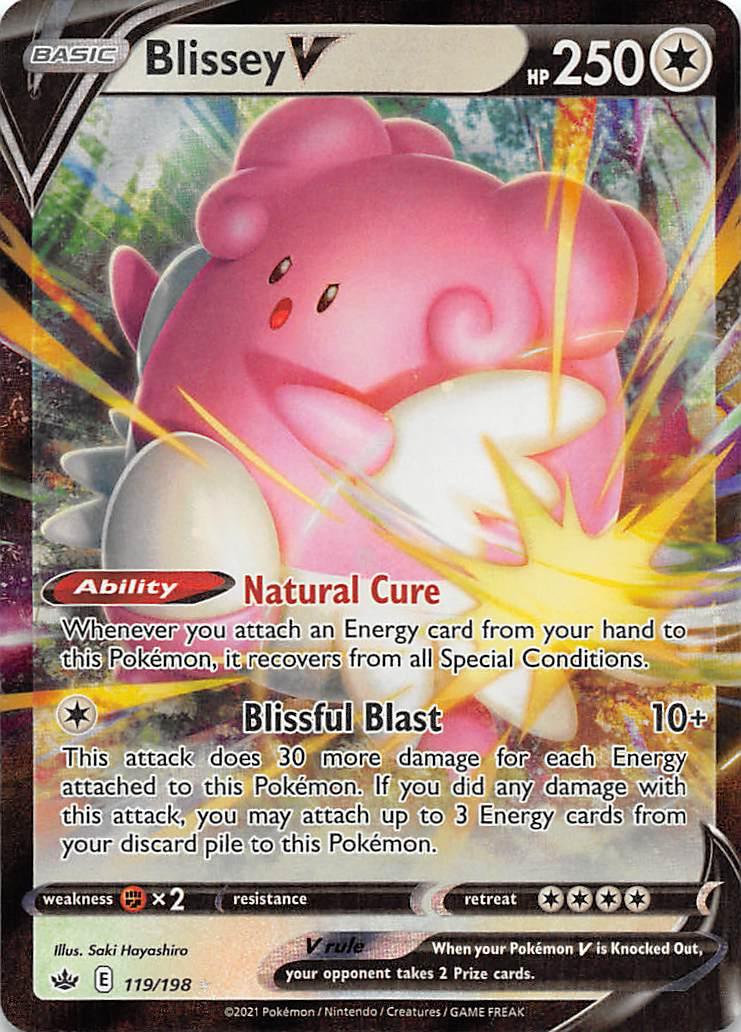 Blissey V (119/198) [Sword & Shield: Chilling Reign] - Doe's Cards