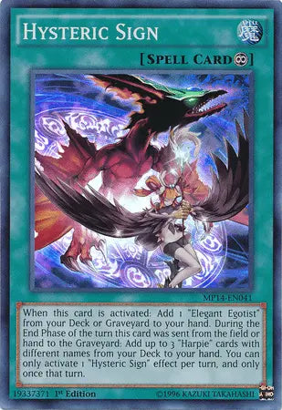 Hysteric Sign [MP14-EN041] Super Rare - Doe's Cards