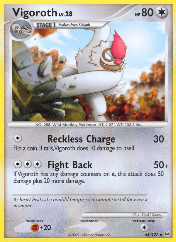 Vigoroth (64/127) [Platinum: Base Set] - Doe's Cards