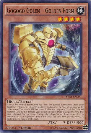 Gogogo Golem - Golden Form [SECE-EN090] Common - Doe's Cards