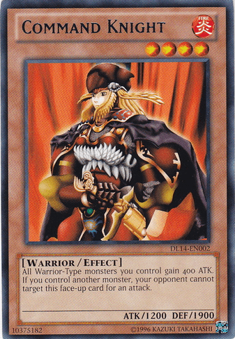 Command Knight (Blue) [DL14-EN002] Rare - Doe's Cards