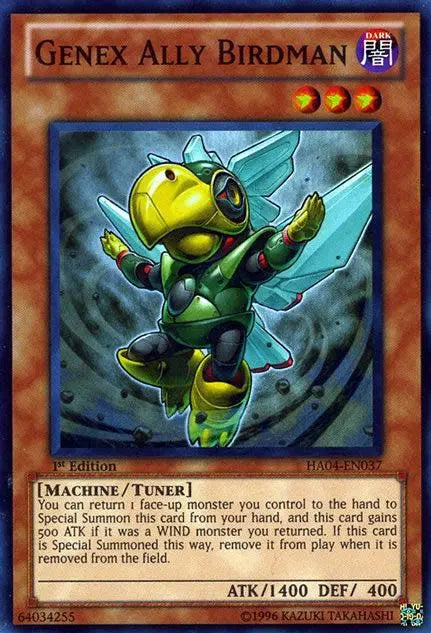 Genex Ally Birdman [HA04-EN037] Super Rare - Doe's Cards