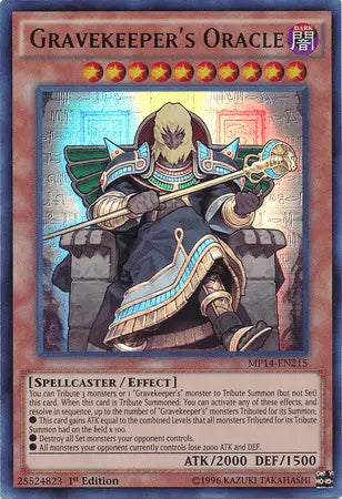 Gravekeeper's Oracle [MP14-EN215] Ultra Rare - Doe's Cards