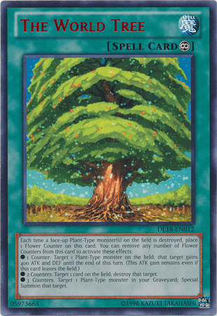 The World Tree (Red) [DL18-EN012] Rare - Doe's Cards