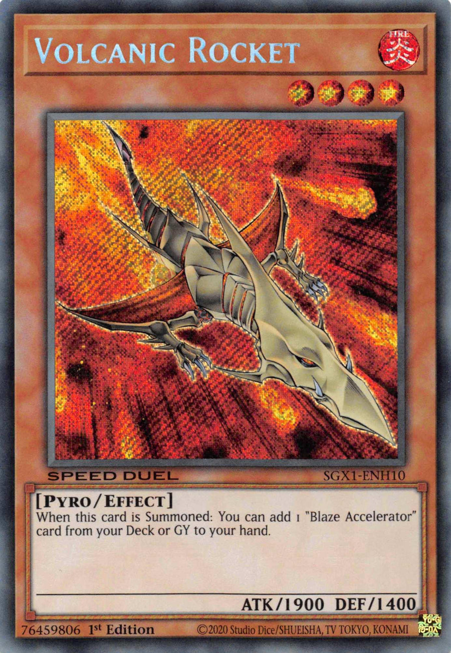 Volcanic Rocket [SGX1-ENH10] Secret Rare - Doe's Cards