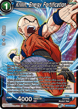 Krillin, Energy Fortification (Common) (BT13-043) [Supreme Rivalry] - Doe's Cards