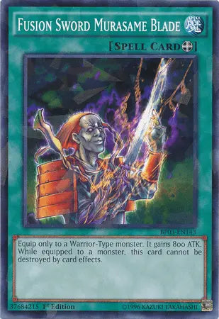 Fusion Sword Murasame Blade [BP03-EN143] Shatterfoil Rare - Doe's Cards