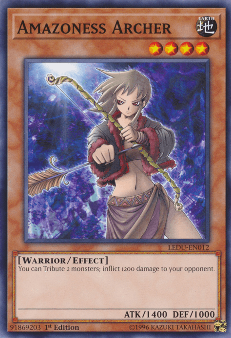 Amazoness Archer [LEDU-EN012] Common - Doe's Cards