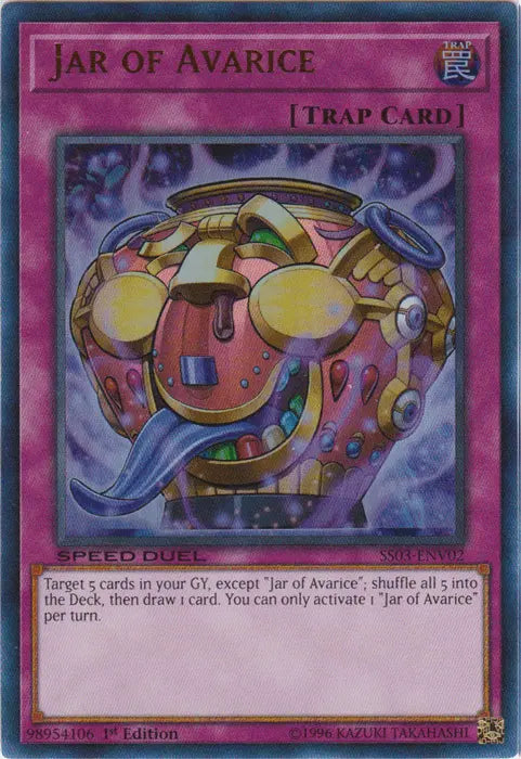 Jar of Avarice [SS03-ENV02] Ultra Rare - Doe's Cards