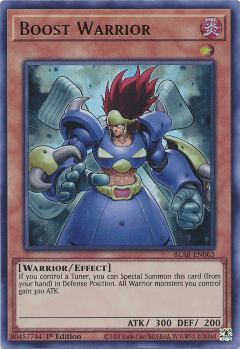 Boost Warrior [BLAR-EN063] Ultra Rare - Doe's Cards