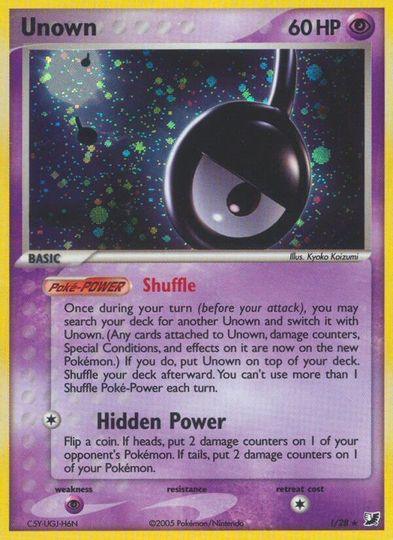 Unown (!) (!/28) [EX: Unseen Forces] - Doe's Cards