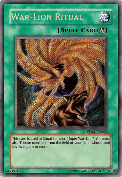 War-Lion Ritual [PP02-EN002] Secret Rare - Doe's Cards