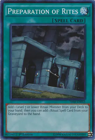 Preparation of Rites [THSF-EN053] Super Rare - Doe's Cards