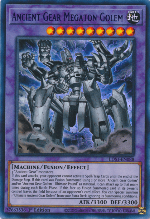 Ancient Gear Megaton Golem (Purple) [LDS1-EN088] Ultra Rare - Doe's Cards