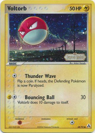 Voltorb (68/92) (Stamped) [EX: Legend Maker] - Doe's Cards