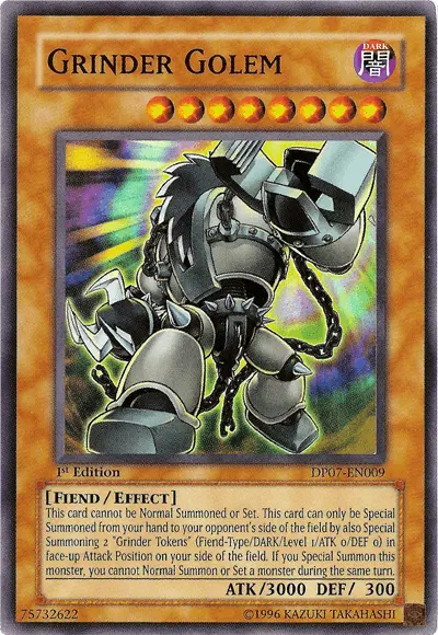 Grinder Golem [DP07-EN009] Super Rare - Doe's Cards