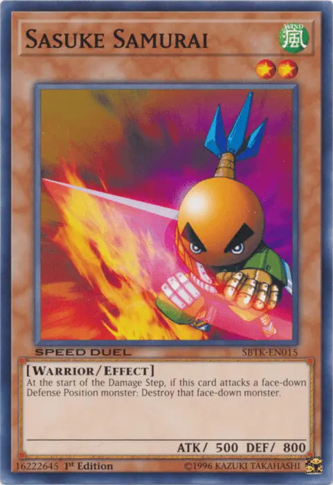 Sasuke Samurai [SBTK-EN015] Common - Doe's Cards