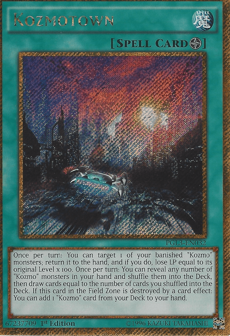 Kozmotown [PGL3-EN032] Gold Secret Rare - Doe's Cards