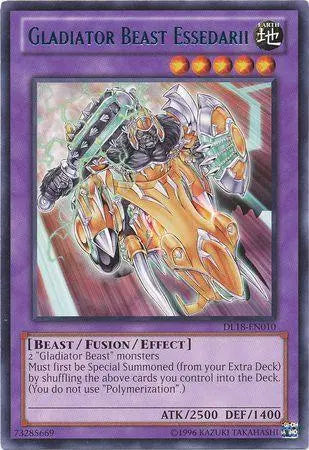 Gladiator Beast Essedarii (Blue) [DL18-EN010] Rare - Doe's Cards