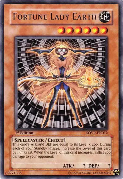 Fortune Lady Earth [SOVR-EN012] Rare - Doe's Cards
