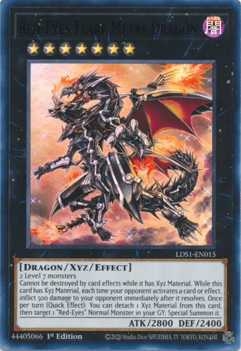Red-Eyes Flare Metal Dragon (Purple) [LDS1-EN015] Ultra Rare - Doe's Cards