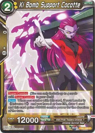 Ki Bomb Support Cocotte (TB1-088) [The Tournament of Power] - Doe's Cards
