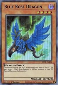 Blue Rose Dragon (Green) [LDS2-EN104] Ultra Rare - Doe's Cards