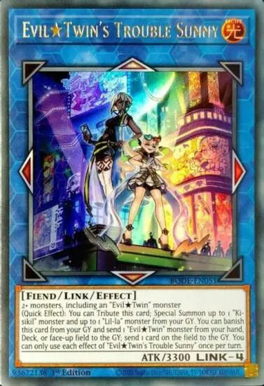 Evil Twin's Trouble Sunny [BODE-EN051] Starlight Rare - Doe's Cards
