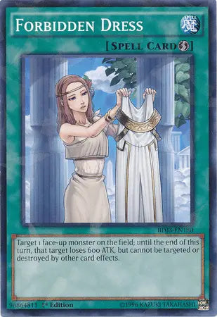 Forbidden Dress [BP03-EN180] Shatterfoil Rare - Doe's Cards