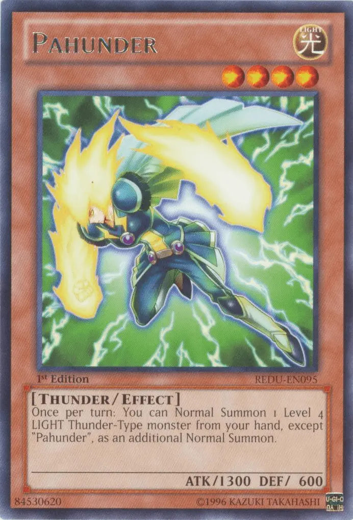 Pahunder [REDU-EN095] Rare - Doe's Cards