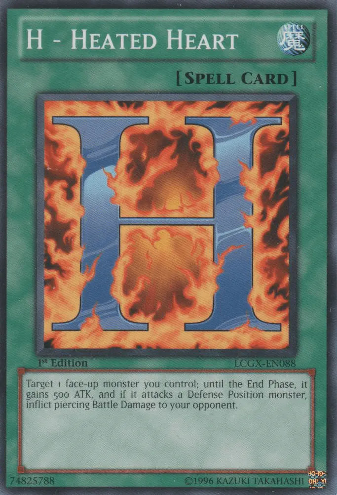 H - Heated Heart [LCGX-EN088] Common - Doe's Cards