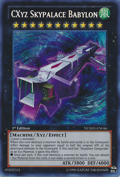 CXyz Skypalace Babylon [NUMH-EN046] Secret Rare - Doe's Cards