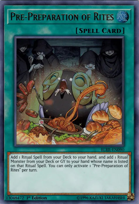 Pre-Preparation of Rites [BLRR-EN090] Ultra Rare - Doe's Cards