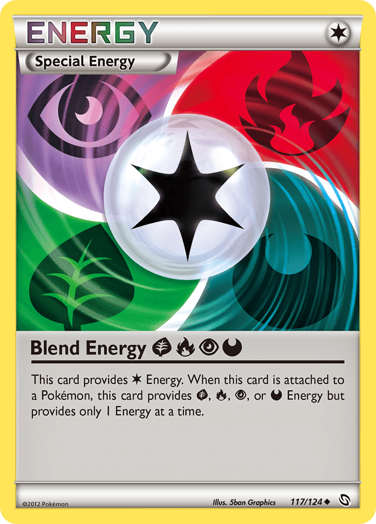 Blend Energy GrassFirePsychicDarkness (117/124) [Black & White: Dragons Exalted] - Doe's Cards