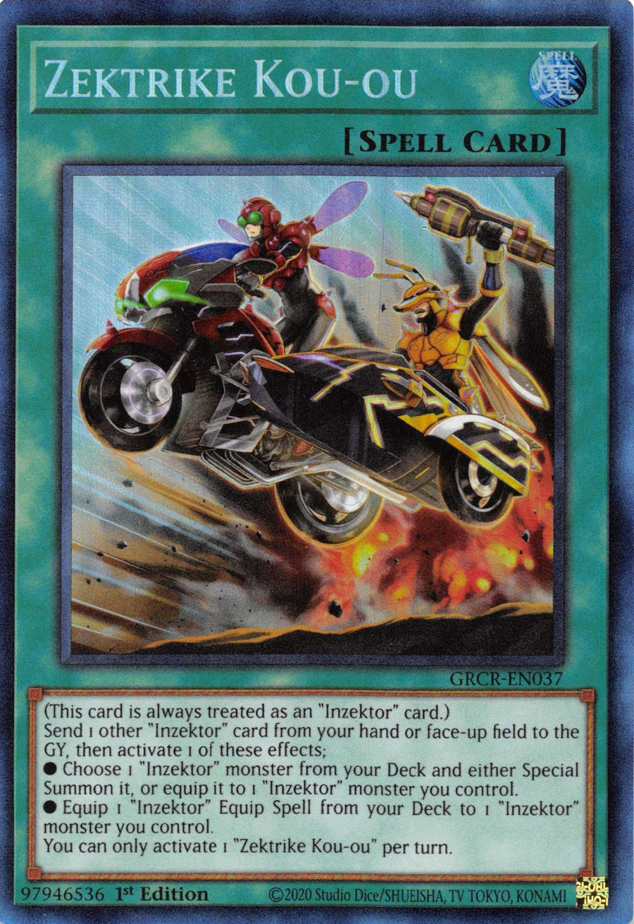 Zektrike Kou-ou [GRCR-EN037] Collector's Rare - Doe's Cards